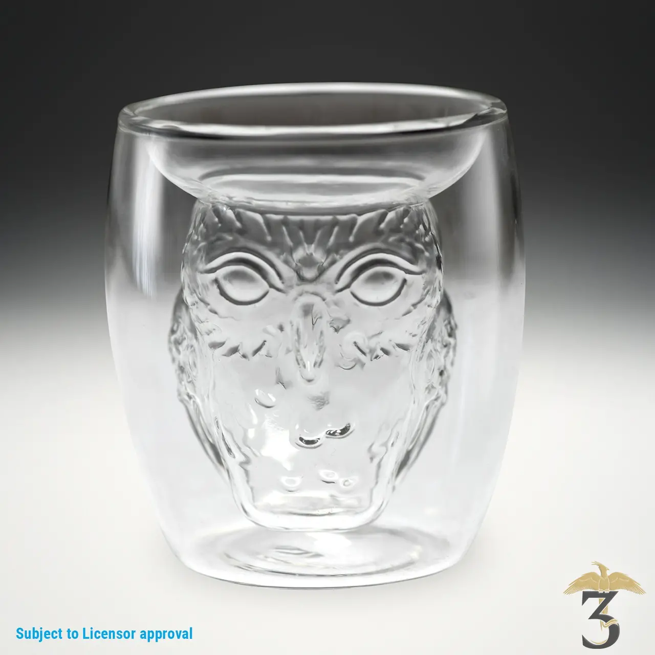 Verre hedwige 3d collector - Les Trois Reliques, magasin Harry Potter - Photo N°1