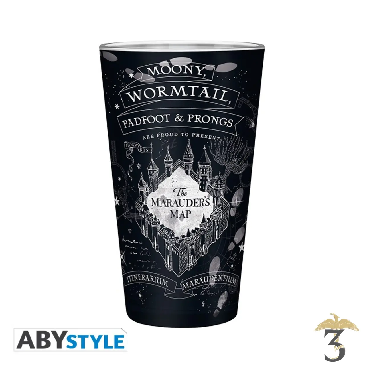 Verre xxl carte du maraudeur 400ml - Les Trois Reliques, magasin Harry Potter - Photo N°2