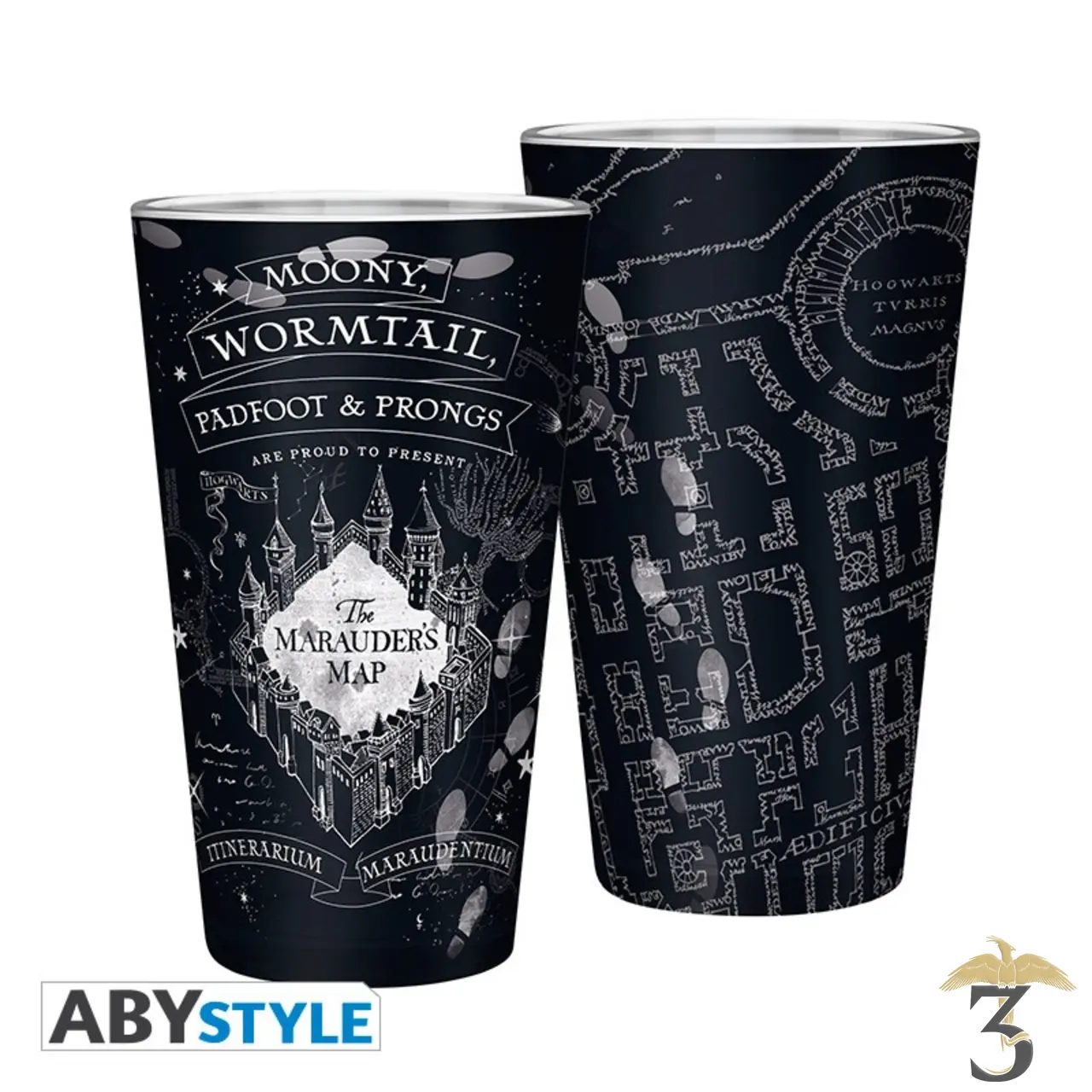 Verre xxl carte du maraudeur 400ml - Les Trois Reliques, magasin Harry Potter - Photo N°4