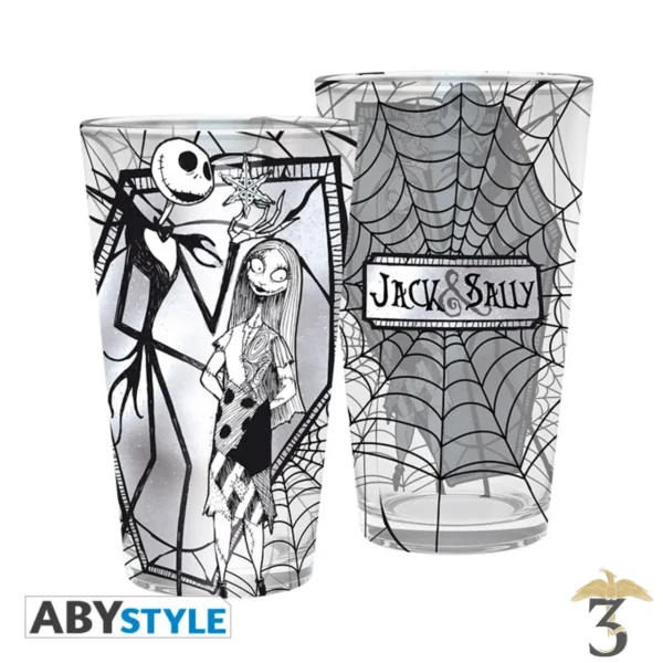 Verre xxl jack et sally - Les Trois Reliques, magasin Harry Potter - Photo N°2