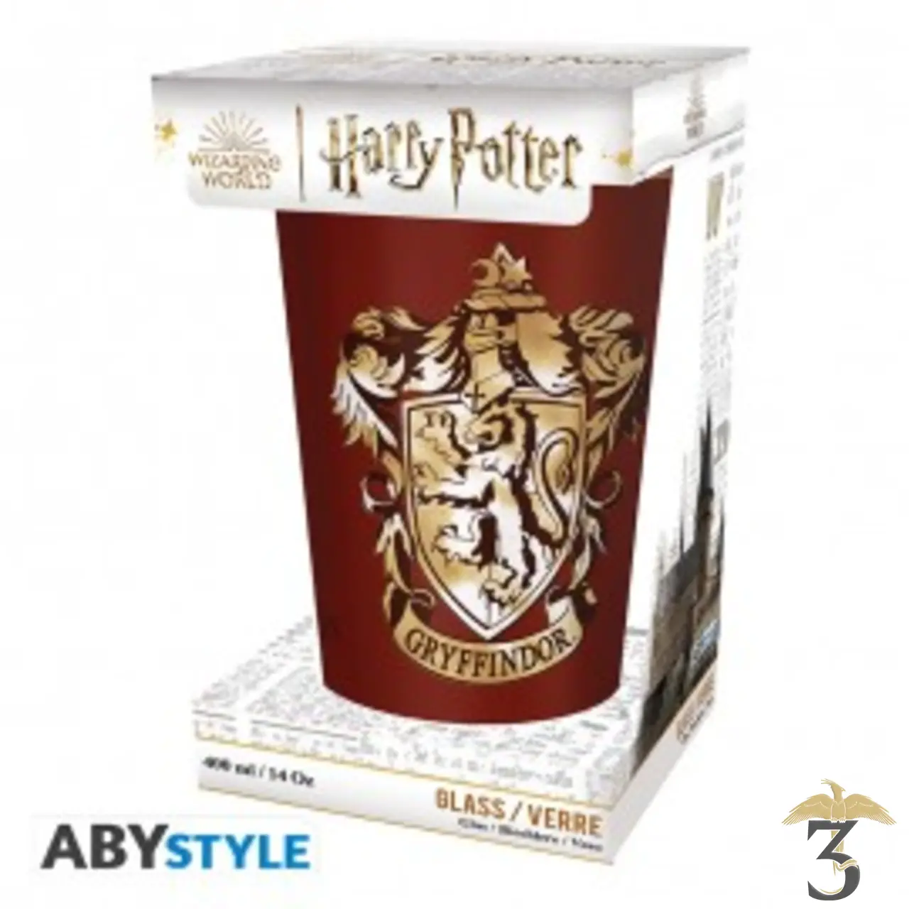 Verre xxl premium gryffondor 400ml - Les Trois Reliques, magasin Harry Potter - Photo N°2