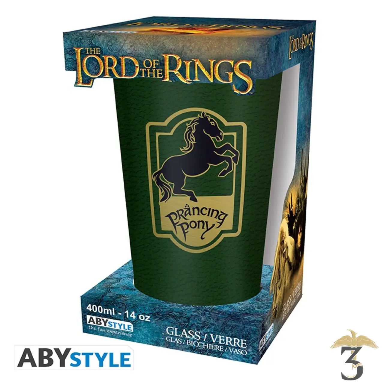 Verre xxl premium poney fringant 400ml – le seigneurs des anneaux - Les Trois Reliques, magasin Harry Potter - Photo N°4
