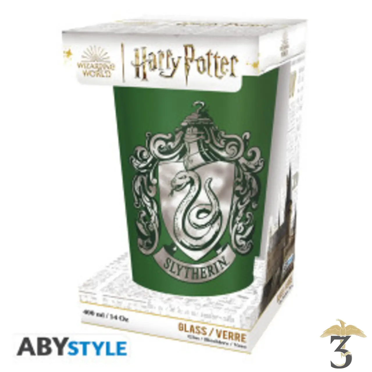 Verre xxl premium serpentard 400ml - Les Trois Reliques, magasin Harry Potter - Photo N°2