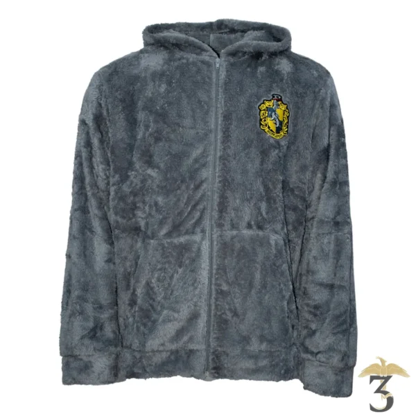 Veste fluffy poufsouffle l/xl - Les Trois Reliques, magasin Harry Potter - Photo N°1