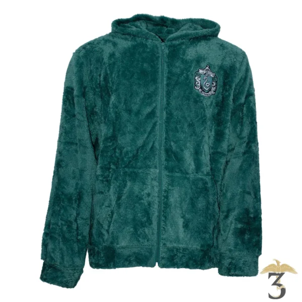 VESTE FLUFFY SERPENTARD - Les Trois Reliques, magasin Harry Potter - Photo N°1